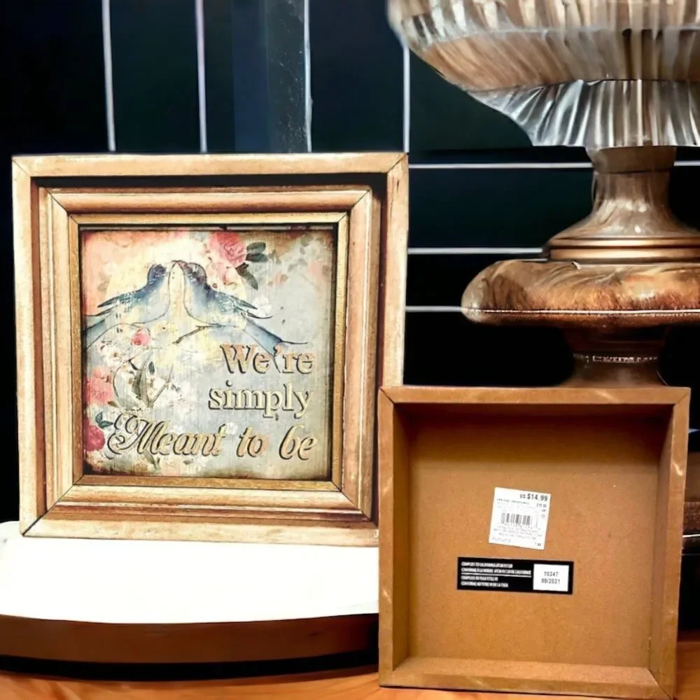 ASHLAND Wall Art l “We’re Simply Meant To Be” l Home Decor l EUC - Picture 6 of 7
